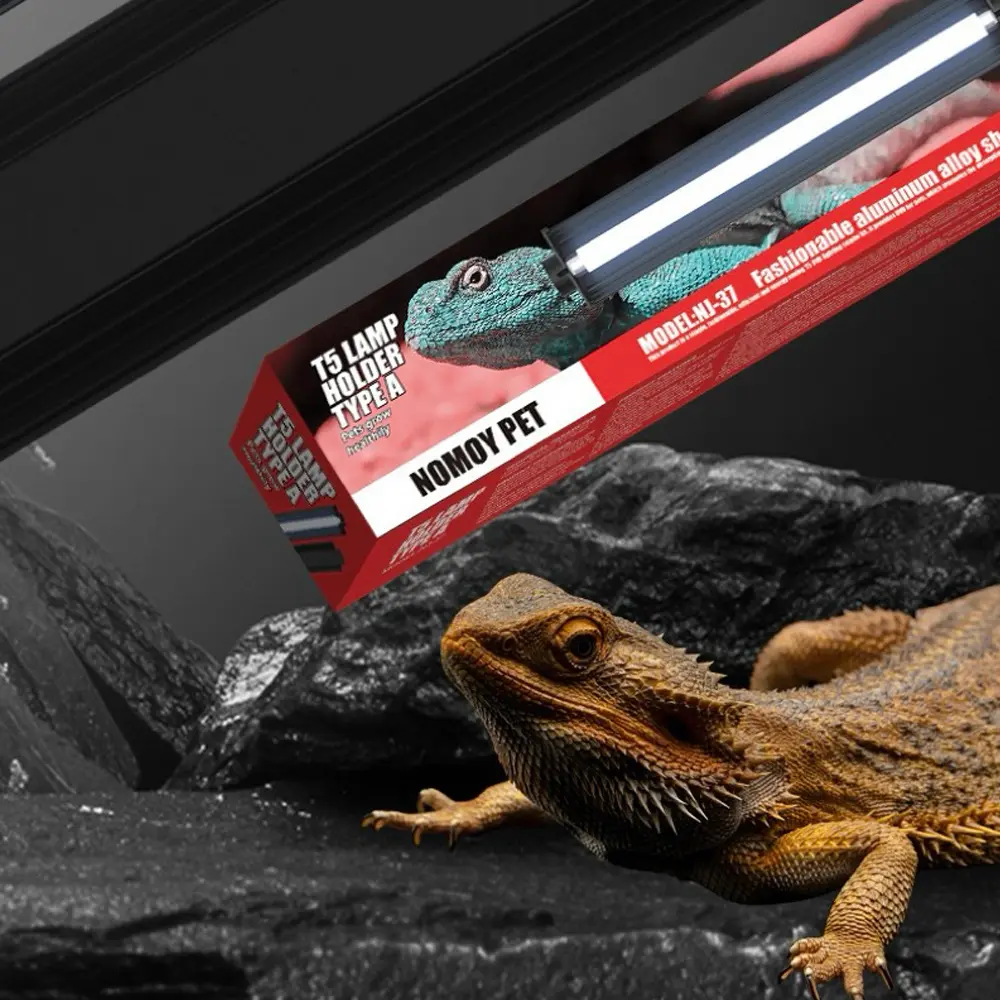 Fitting Rumah Lampu UVB TL T5 Lamp Holder NJ37 Nomoy Pet Hewan Reptil Kura Chameleon Kadal Iguana