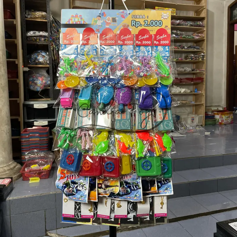 Mainan Renceng Renteng Serba 2000 Isi 60 PCS/Bungkus Mainan Rentengan Warung Toys 2