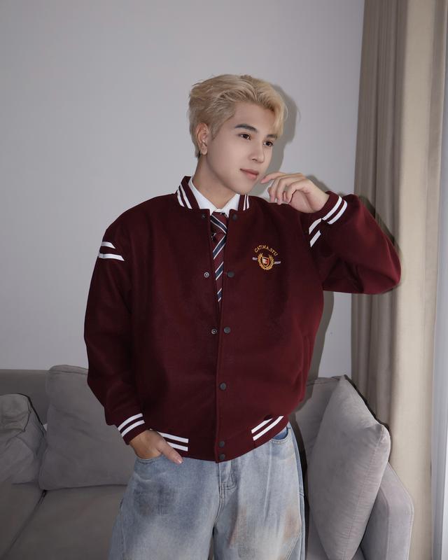    Catima x Thành Đơn Giản   Áo Bomber Dạ kép 2 Lớp  Unisex Hotrend  2025 AV 51 