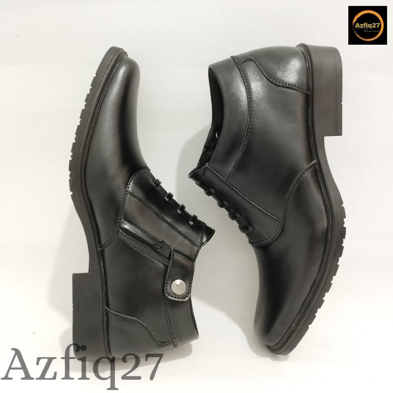 Product Introduction of Sepatu Pdh Terbaru Model Tali Mati Pengencang Resleting YKK Original Azfiq27 #7 Dop 23