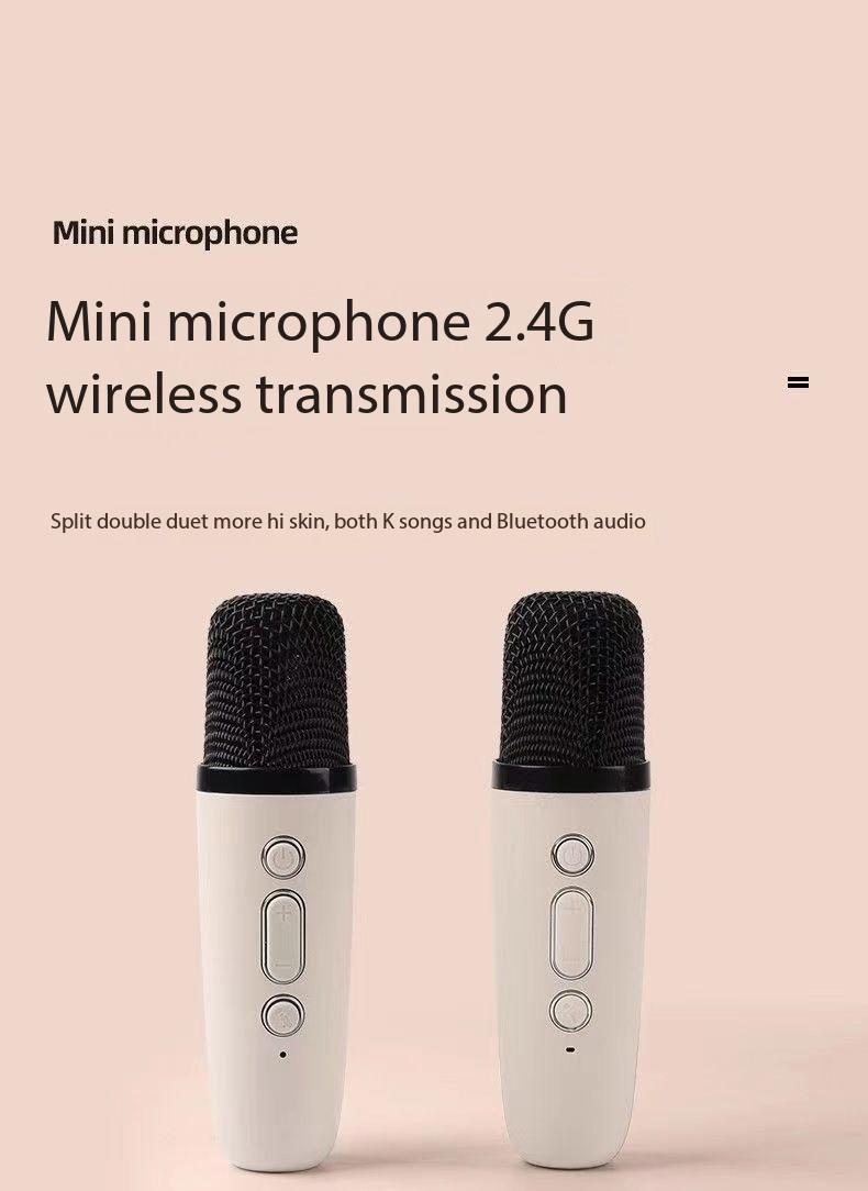 Product Introduction of Pembesar Suara Bluetooth, K12, Wayarles, Mudah Alih, Audio Berwarna-warni, dengan Mikrofon, Mikrofon Bersepadu, Sesuai untuk Karaoke Menyanyi Keluarga, Penggunaan Luaran 3