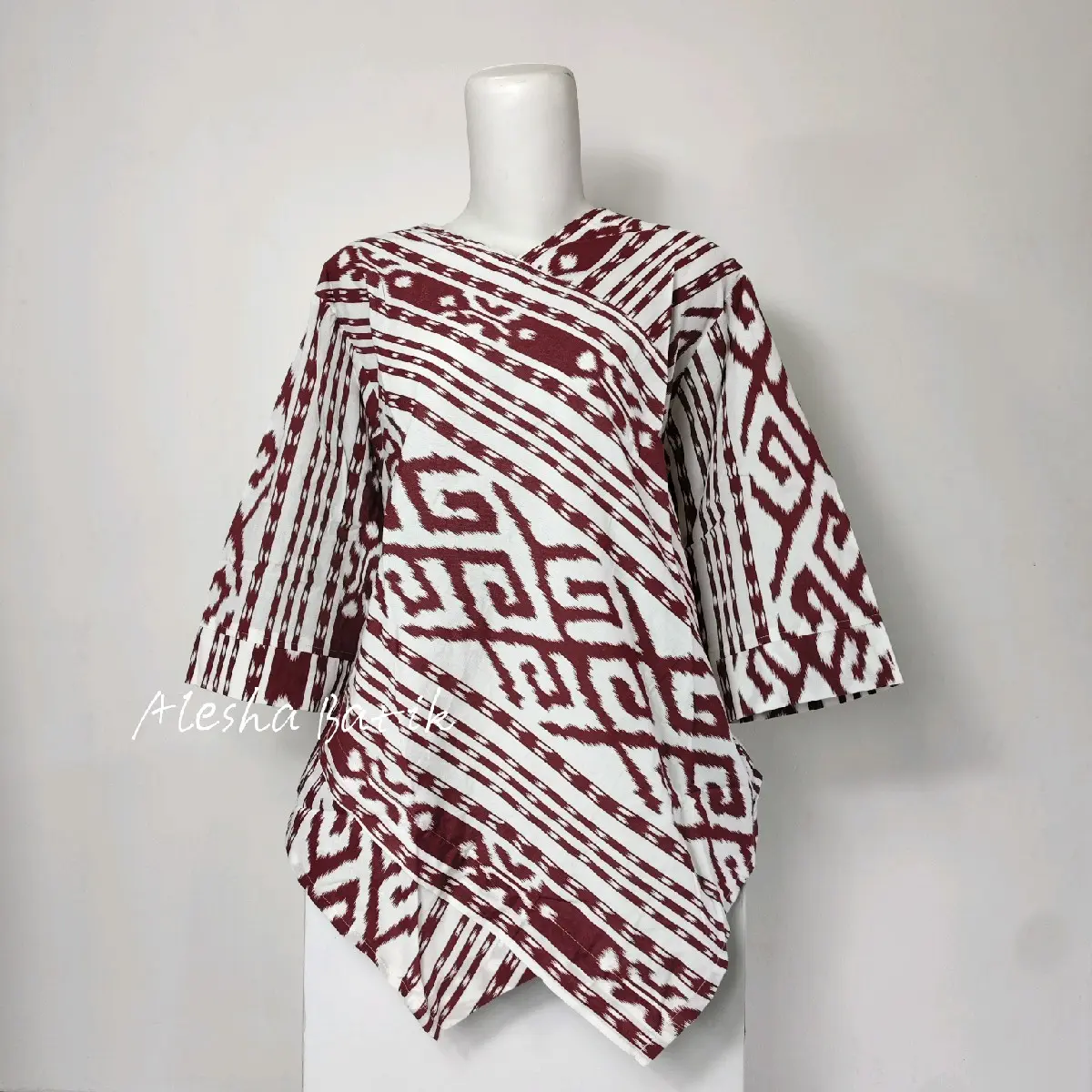 BLOUSE SELING MOTIF ETNIK, Batik Modern Wanita Santai Katun