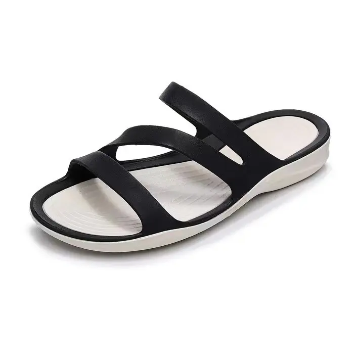 Wet Water Outer Wear Slippers Women's 2025 New Summer Sandals Soft-soled Shoes Korean Style Beach Sandals for Women Footwear Girl Comfort Flat Fashion jelly wild  pair  clohve  platform  slide  sandals
