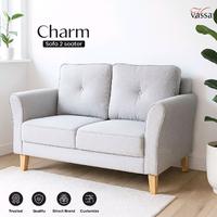 Gambar Sofa 2 Seater Charm by Vassa Sofa Sofa Minimalis Modern dari Vassa Sofa & Home Kab. Bogor 3 Tokopedia