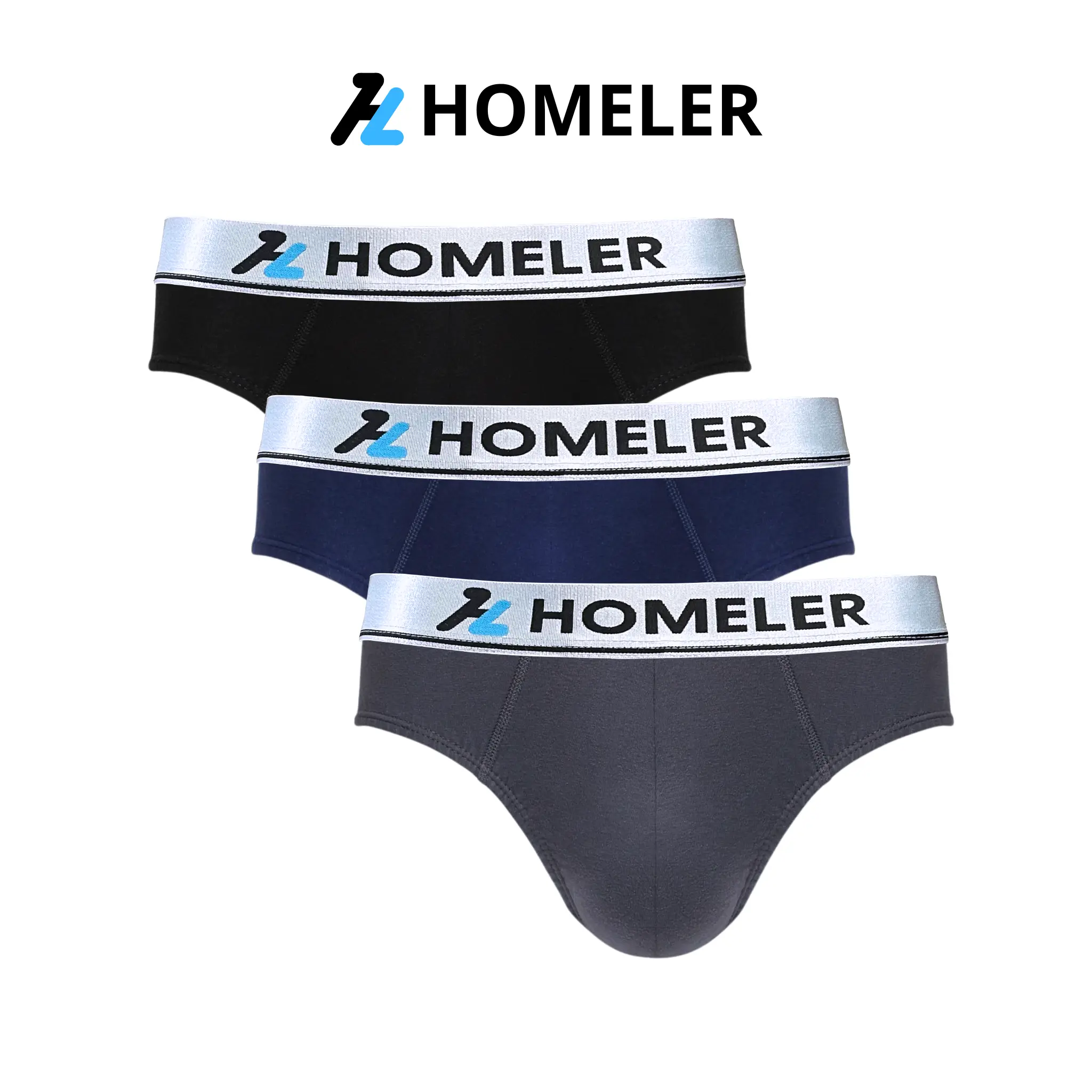 Homeler Celana Dalam Pria 1 Box Isi 3 Pcs HL-101