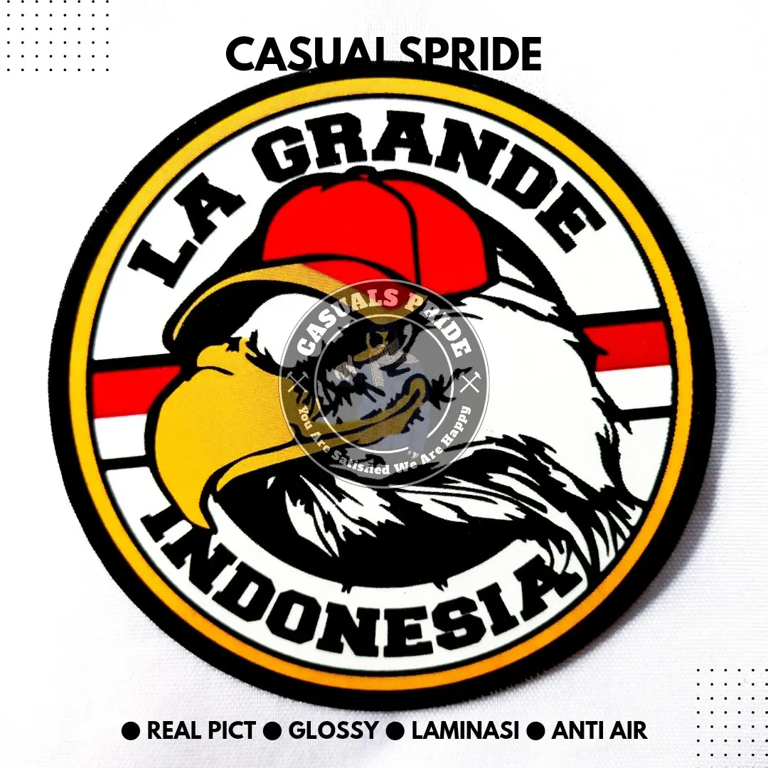 Stiker Timnas Garuda LA Grande Ultras Indonesia Anti Air - Kertas ...