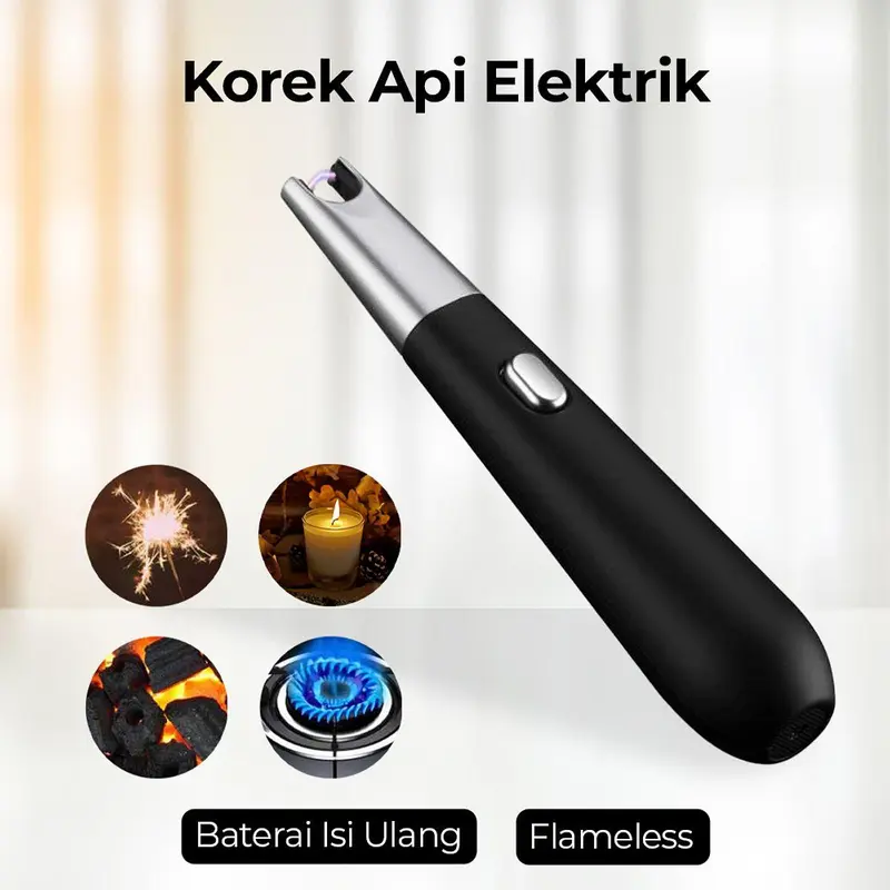 Korek Api Elektrik Pulse Plasma Arc Charging 0