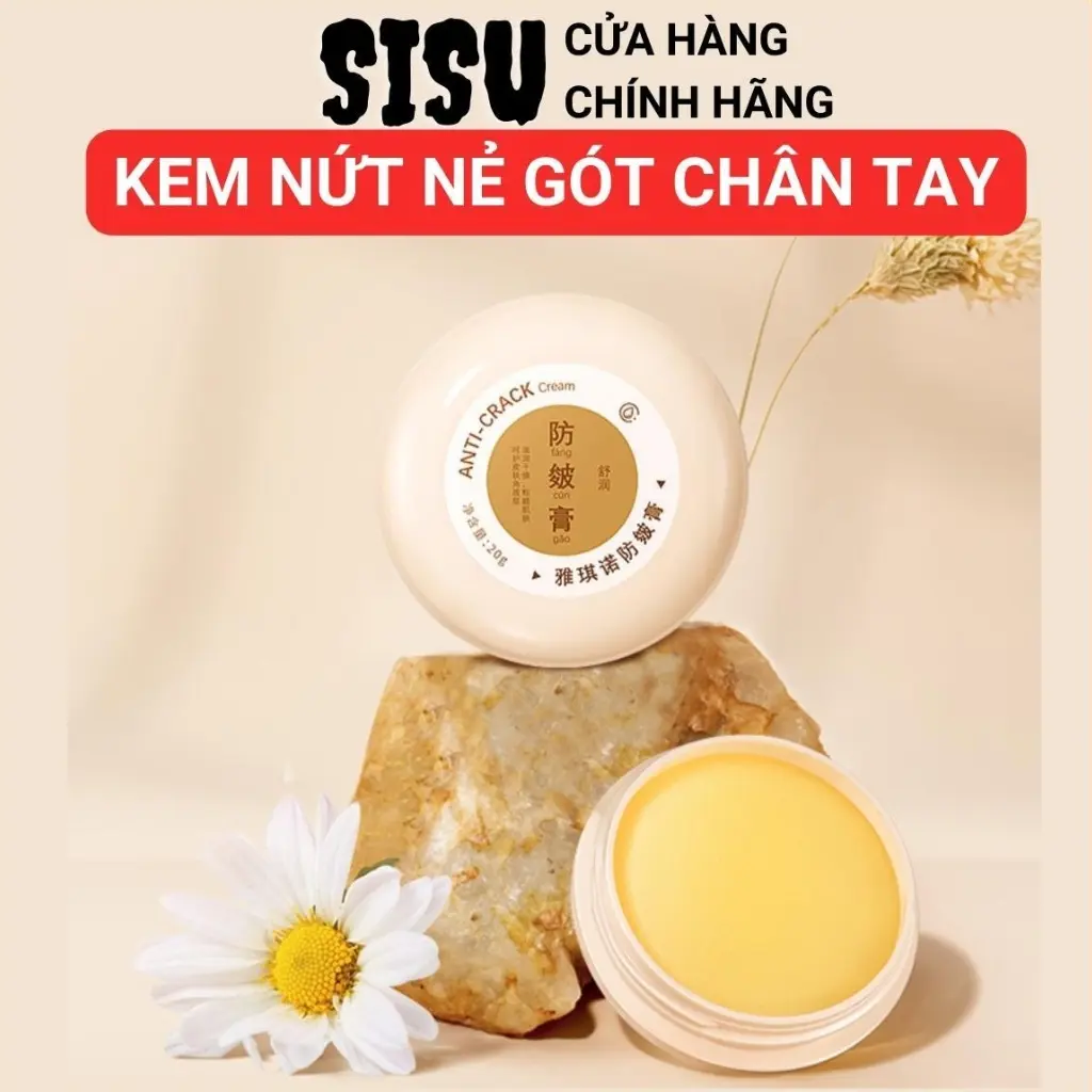Kem nứt nẻ gót chân tay SISU COSMETICS Handmade