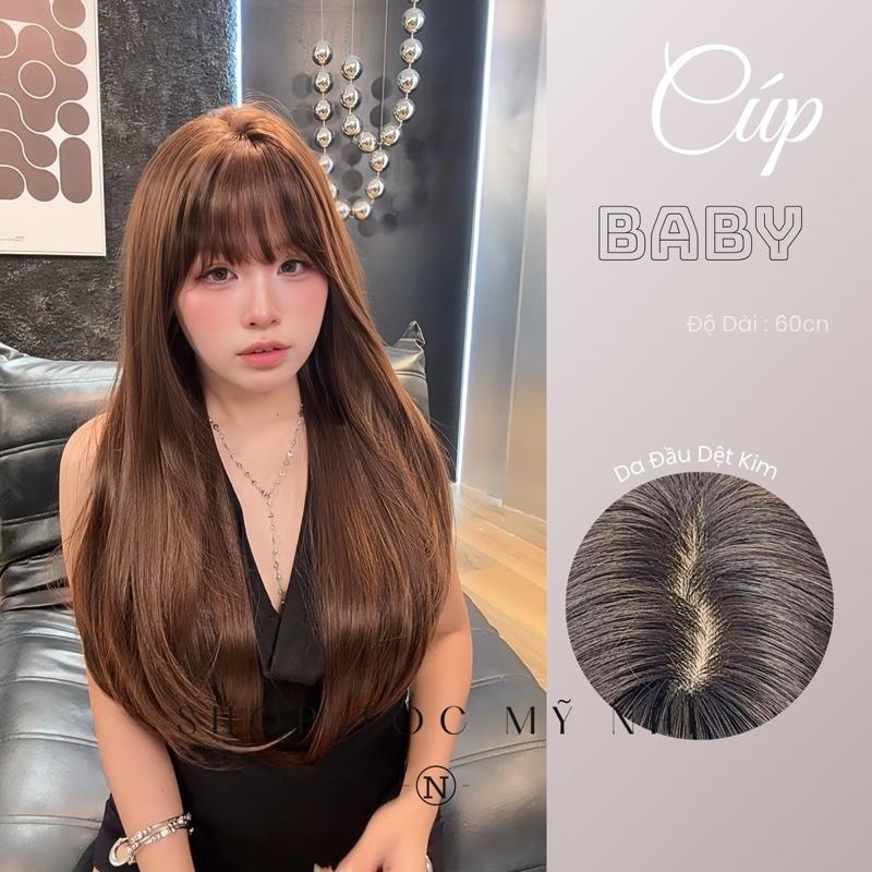 Tóc Giả Mỹ Nhi Mái Thưa Cúp Layer NG03 dài 60cm