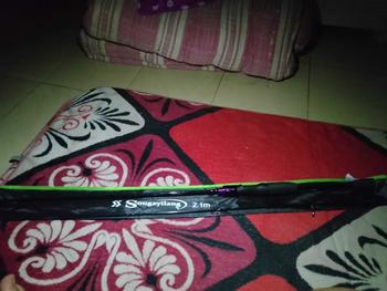 Product Review of [COD]Joran Pancing Ulight Berputar 2 Bagian Tongkat Pancing 1.8M/2.1M dengan Bahan Serat Karbon Tinggi dengan Pegangan EVA Joran Tegek from D**i 1