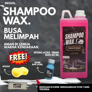 INOSOL Shampo Wax mobil dan motor / Sabun motor dan Mobil 1 Liter Car