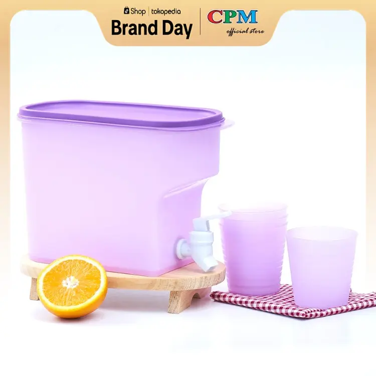 [FLASH DEAL LIMITED] CPM Izumi Water Dispenser set of 5 Pcs pengiriman dengan dus Biru Gelas