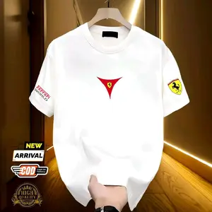 Kaos distro bigsize Ferarri 7XL 6XL 5XL 4XL 3XL 2XL XL L M S kaos koren style full printing bahan 100% cotton combed 24s adem nyaman di pakai super premium kaos lengan pendek keren kece Pria Wanita Oversize Atasan Sablon