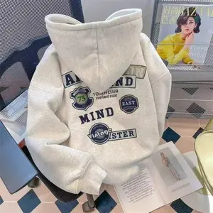 Hoodie Kekinian Korean Style Suwiter Hoodie Jaket for wanita Pullover Sweater High premium terlaris Unisex Hoodie hoody Trendy Hooded Sweatshirt