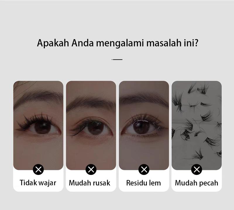 HOT SALE Bulu Mata Palsu Tanpa Lem Premium Eyelashes | Bulumata Extension | YOMI & ELLEN  | Wajah 4