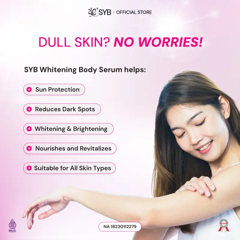 NEW SYB Whitening Body Serum With Collagen + 5% Niacinamide 4