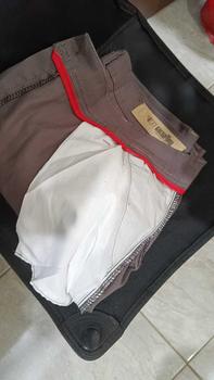 Product Review of Celana chino Pendek premium bahan melar Tebal Slim-fitting from E**a 0