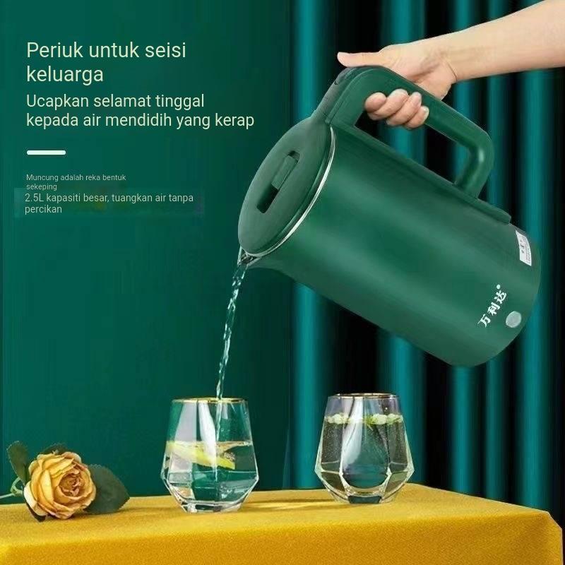 Cerek elektrik bertebat Malata, cerek berkapasiti besar, cerek - TikTok ...
