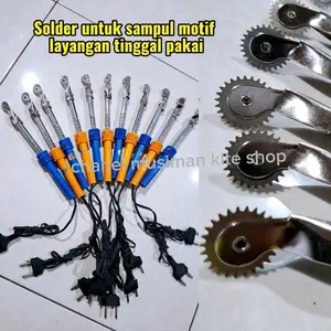 Solder kresek plastik sampul layangan 60w dan 40w