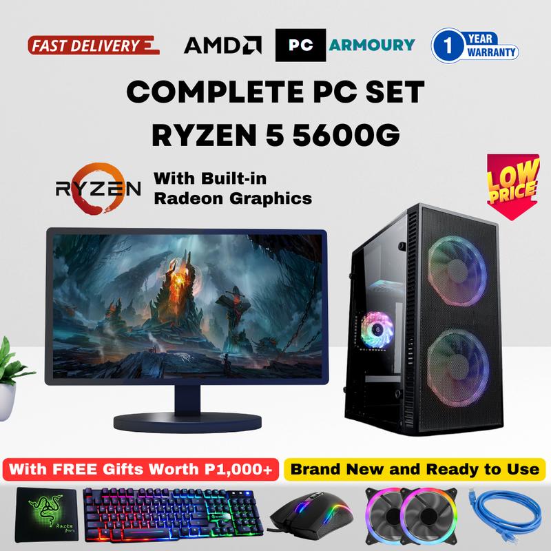 COMPLETE PC SET - AMD RYZEN 5 5600G CPU Brand New Original Desktop ...