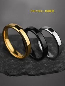 ミニマリストリング ステンレススチールリング 男女兼用 パーティーや日常の装飾にぴったりのファッションジュエリー 誕生日プレゼントに最適なトレンディで洗練されたジュエリー