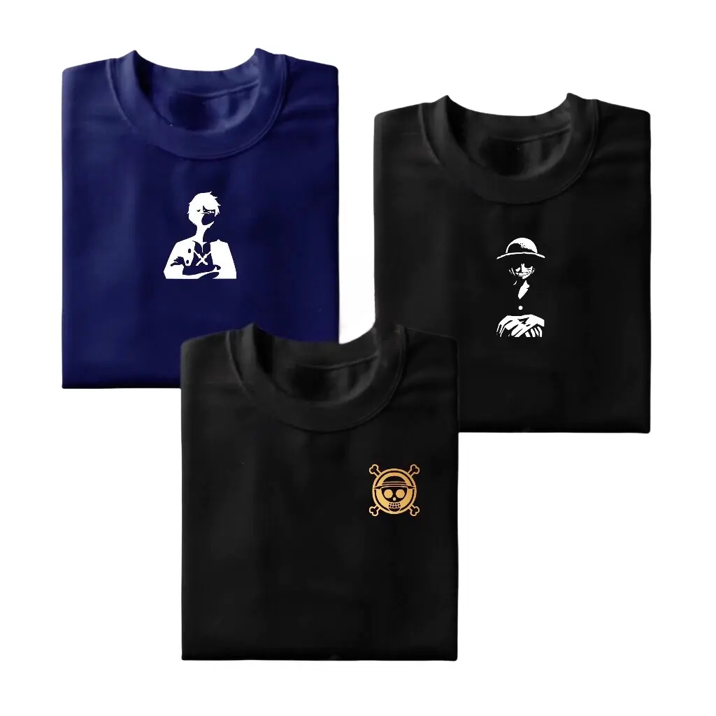 ￼KAOS  3 PCS (PROMO COD)/ Kaos Distro 100% Katun Combed 30s Tebal / Kaos Print / Baju Kaos Cewek / Kaos Dewasa Keren - Motif Casual Simple