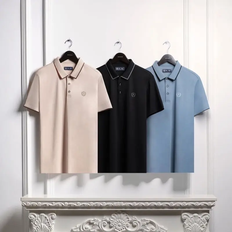 [ORIGINAL] RUCAS TAILOR POLO SHIRT BLACK CREAM BLUE DARKGREEN ORIGINAL 100% BRAND NEW FREE PAPERBAG SERTIFIKAT ID CARD