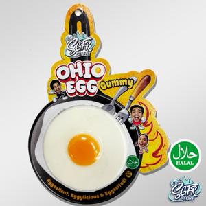 Giant OHIO Fried Egg Gummy (48g) Eggcellent, Eggylicious, Eggscited!