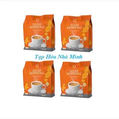 Combo 5 bịch cà phê sữa trần quang Goodmorning,mỗi bịch 24 ống x 20gram Coffee Cafe   coffee   coffee caphe 1