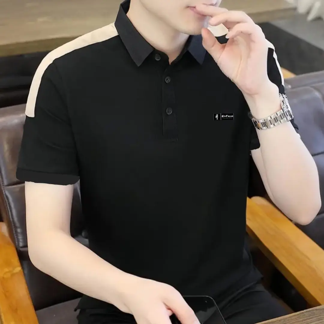 KAOS POLO SHIRT PRIA LENGAN PENDEK BAHAN KATUN KERAH EARTHLY