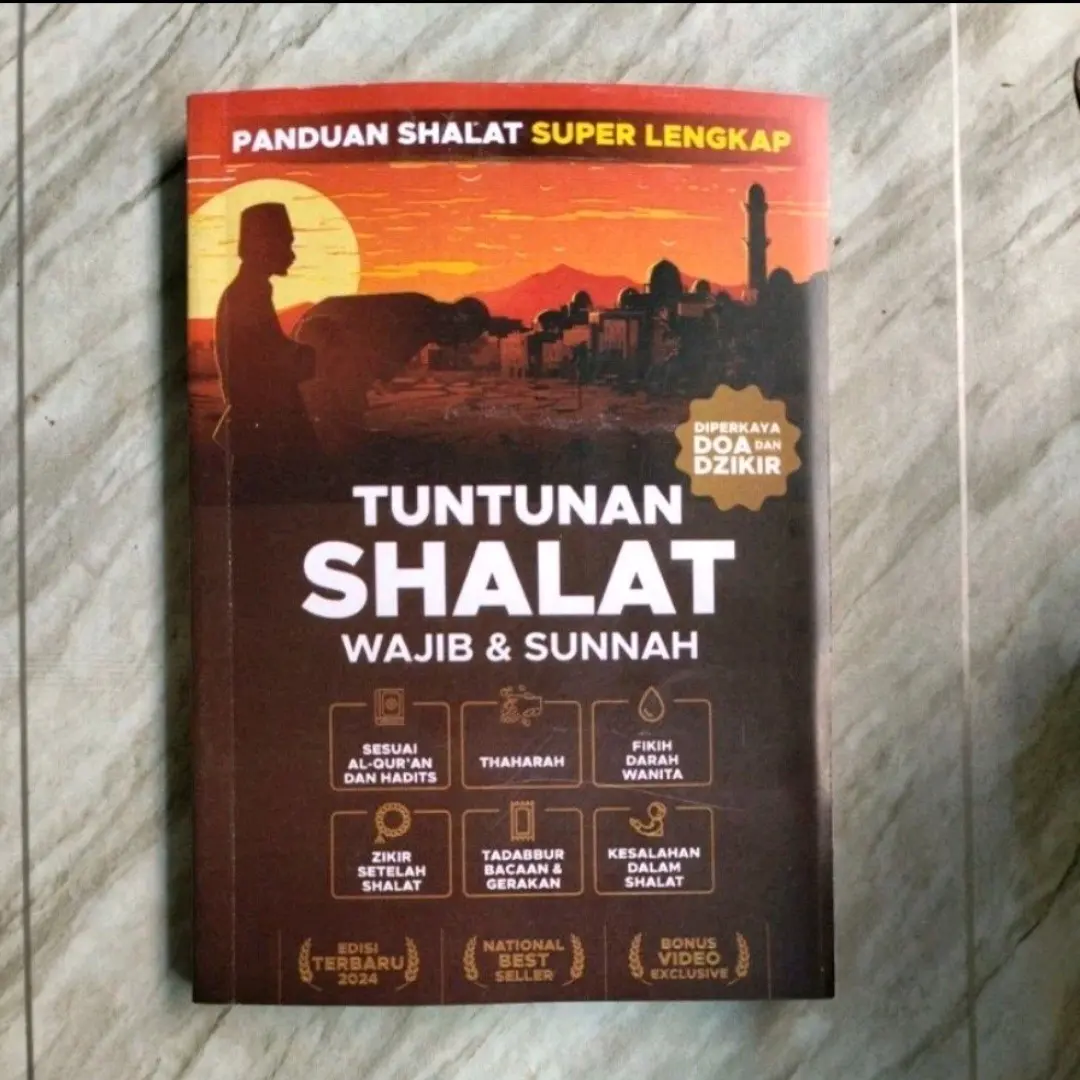 BUKU TUNTUNAN SHALAT FULL COLOUR WAJIB DAN SUNNAH SESUAI SUNNAH RASULULLAH  SUPER LENGKAP