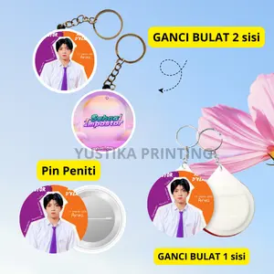 (GANCI) Gantungan Kunci dan PIN Sptrakori Saputra Kori - FREE PC RANDOM