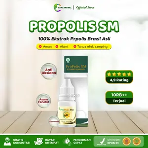 Propolis SM Untuk Hidung Bau dan Sinusitis Sudah BPOM & Halal MUI - Isi 6ml Original