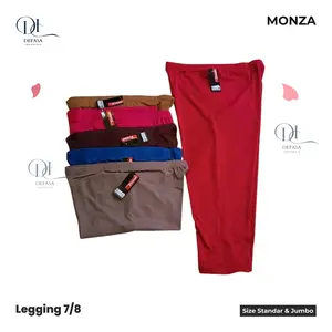 LEGGING WANITA 7/8 STANDAR & JUMBO MONZA SPANDEK LICIN ADEM LEMBUT