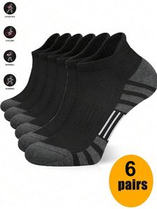 メンズスポーツ靴下5足セット、通気性のあるメッシュ靴下（春夏用）、快適でソフト、汗を吸収する、カジュアルなバスケットボール靴下、アウトドア活動向け