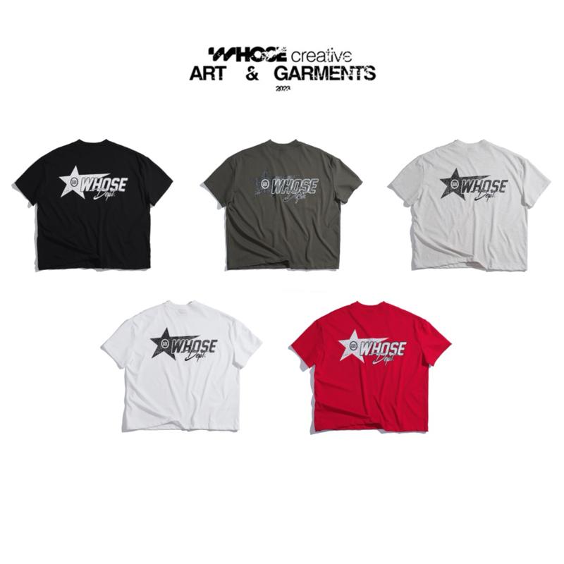 STARLIGHT TSHIRT - Áo thun ngôi in lụa kèm thêu Whose Studio