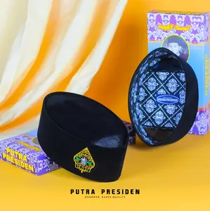 Peci NU Wayang Songkok Hitam Logo NU Wayang Bordir Computer Terbaru Quality Hijau