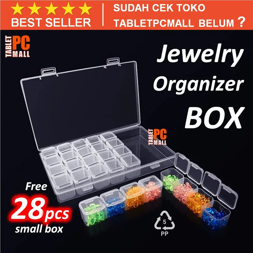 Kotak Tempat Penyimpanan Perhiasan Emas Jewelry Organizer Box