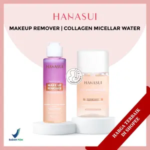 New Hanasui Collagen Micellar Cleansing Water | Waterproof Make Up Remover + Collagen Water - 100mL