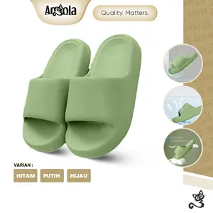ANGOLA Sendal Slip On EVA H33 Sandal Rumah Slop Santai Wanita Pria/Sendal Korea Jelly shoes karet Selop Cewek