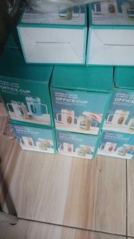 Product Review of B ( B137 ) MUG KACA / GELAS KACA WARNA CANGKIR TUTUP 450 ML  + DUS from w**3 0