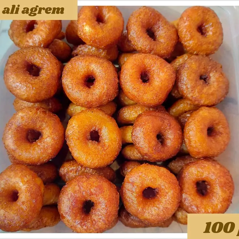 Kue Cincin Mini Gula Merah 100 Pcs kue ali agrem camilan Food snack 5