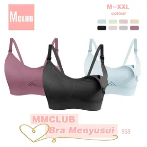 Bh Menyusui Tanpa Kawat Hamil Katun Bra Menyusui Bernapas Jumbo Kancing Depan Bahan 938 Ibu Wanita Busui Bumil