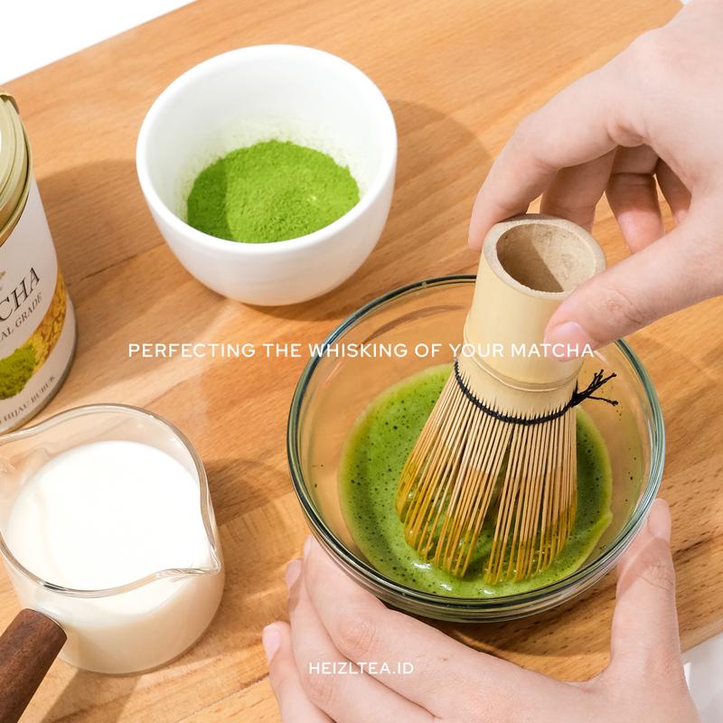 HEIZL Matcha Japanese Green Tea Powder (  Bubuk Greentea Matcha) Teh Hijau Bubuk Pouch 50gr 4