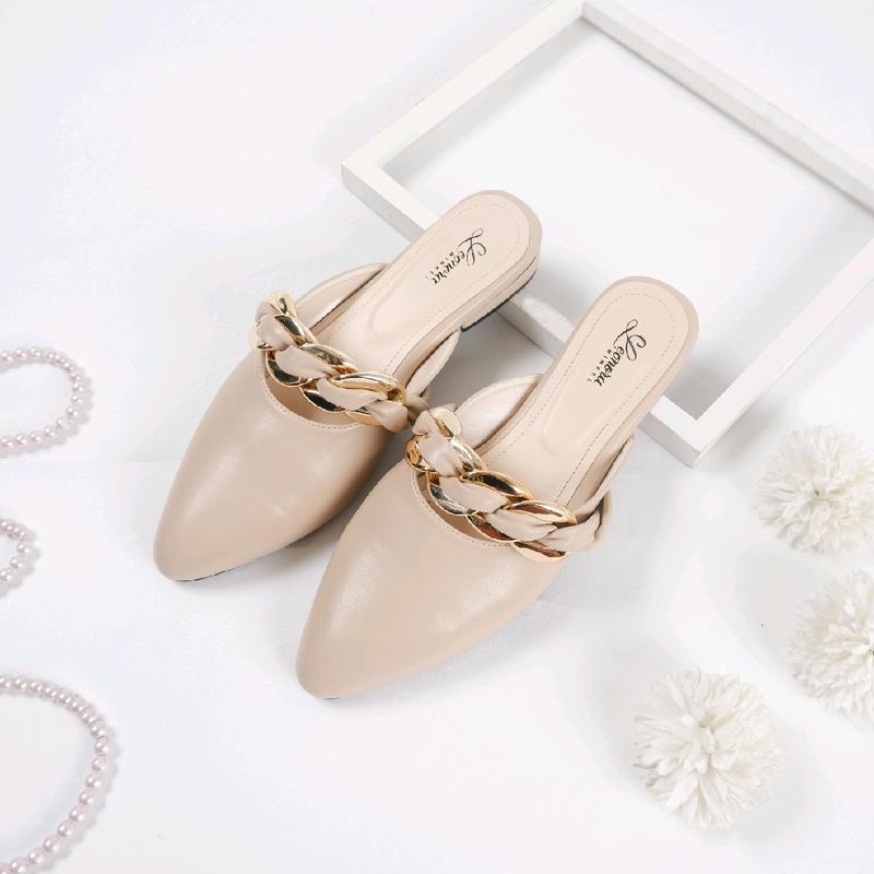 LEONORAWINKEL-CHIARA Sandal Wanita Terbaru Mules 3cm 7