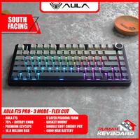 Gambar Mechanical Keyboard - Aula F75 - 75% Compact - 3 Mode - Gaske Mount - RGB - PBT Keycap - LIGHT BLUE dari Rumah Keyboard Kota Administrasi Jakarta Barat 4 Tokopedia