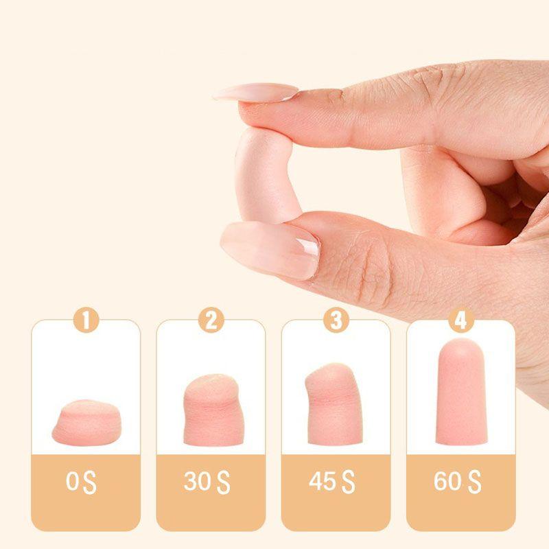 Nút Tai Xốp Loại Đạn, Chống Ồn, Giảm Tiếng Ồn, Để Ngủ, Nhiều Màu 4