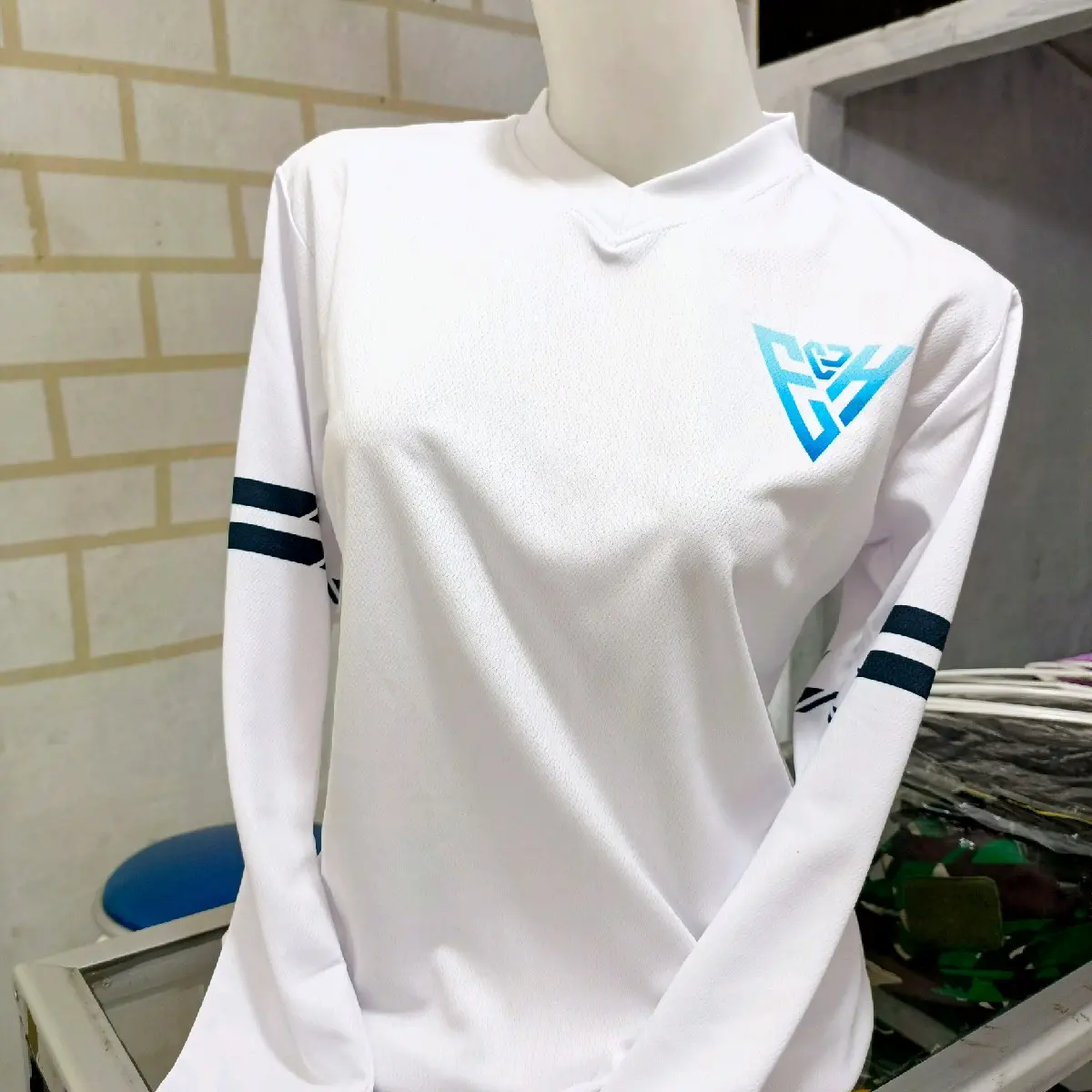 KAOS JERSEY OLAHRAGA WANITA LEMGAN PANJANG PREMIUM
