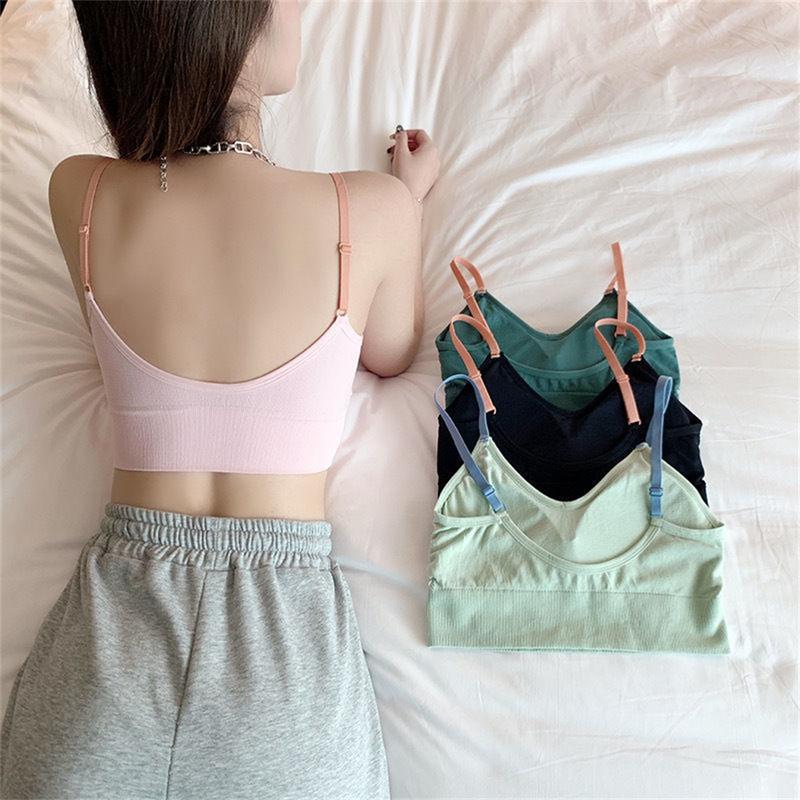 Womens Fashion Letter Sports Bra Sports Underwear U-Shaped Vest Bra Yoga Fitness Sports Underwear 1
