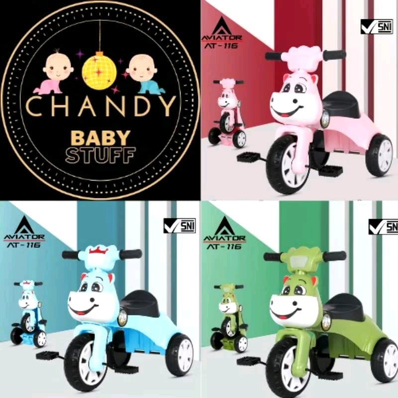 SEPEDA ANAK RODA TIGA BABY INFANT FOLDING TRICYCLE AVIATOR A - Shop ...